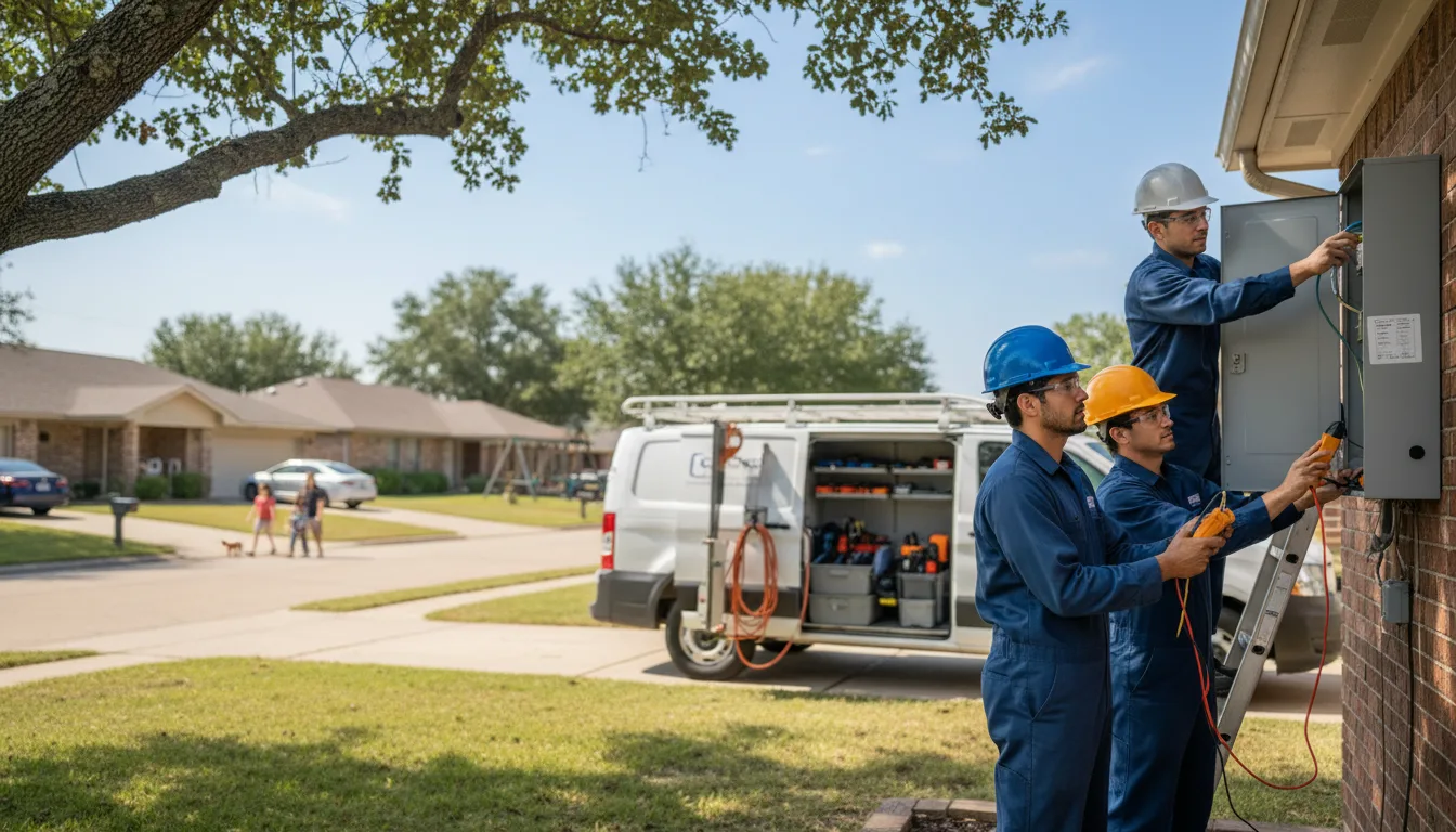 Certified electrician providing emergency electrical services in Mcelhattan, PA